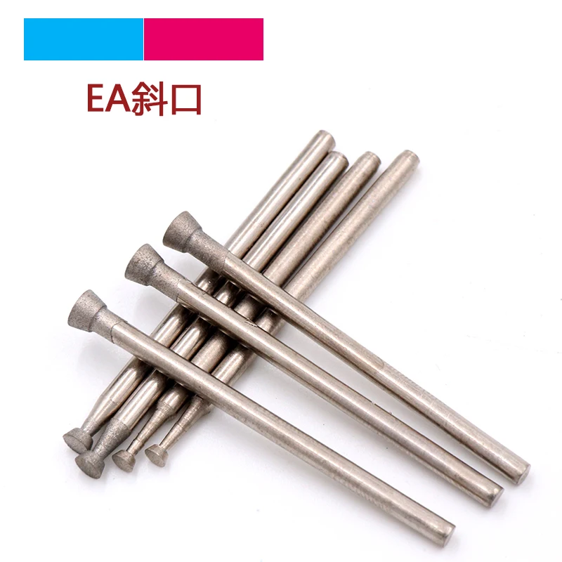 

5pcs 1200 Grit Diamond Grinding Head 2.35mm Shank Grinding Needle Bits Burrs for Jade Polishing Drill Bit Rotary Tools EA Needle