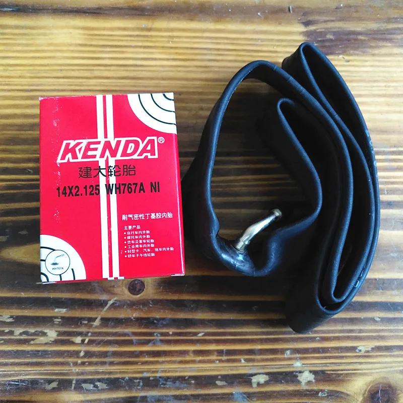 Kenda folding BMX Bike Tube 14x 2.125 curved spit Tube 1PCS