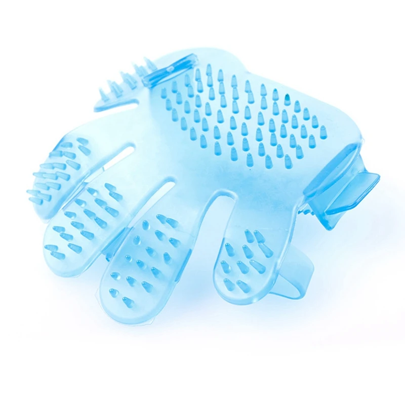 Pet Shower Bath Brush Five Fingers Pet Cleaning Brush Glove Pet Cleaning Accessories