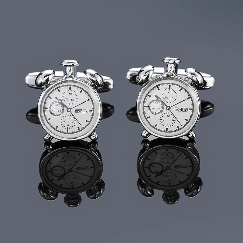 New luxury jewelry brand Cufflinks of high-grade Safety hat fire extinguisher Judge hammer alarm clock men\'s shirts Cuff-links