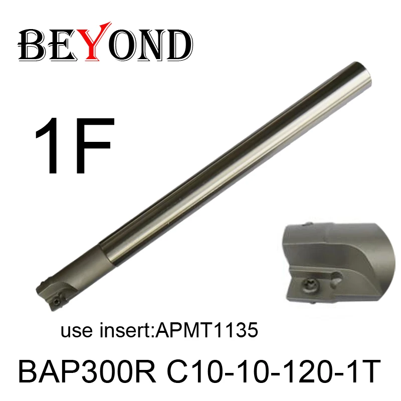 BEYOND BAP BAP300R C10-10-120-1T BAP300 Milling Cutter Milling Cutting High Quality End Mill Bar Shank Carbide Inserts