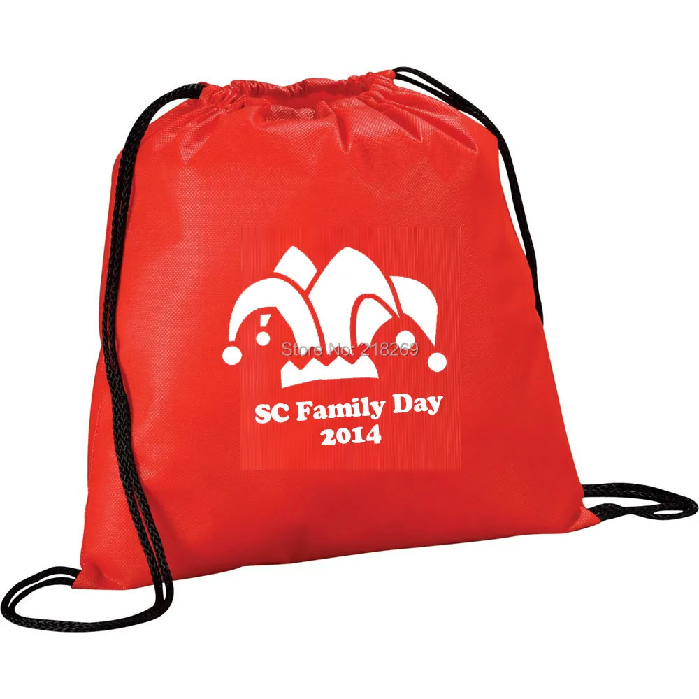 

non woven drawstring bag, gym non woven bag, 500pcs, free shpping to Malaysia