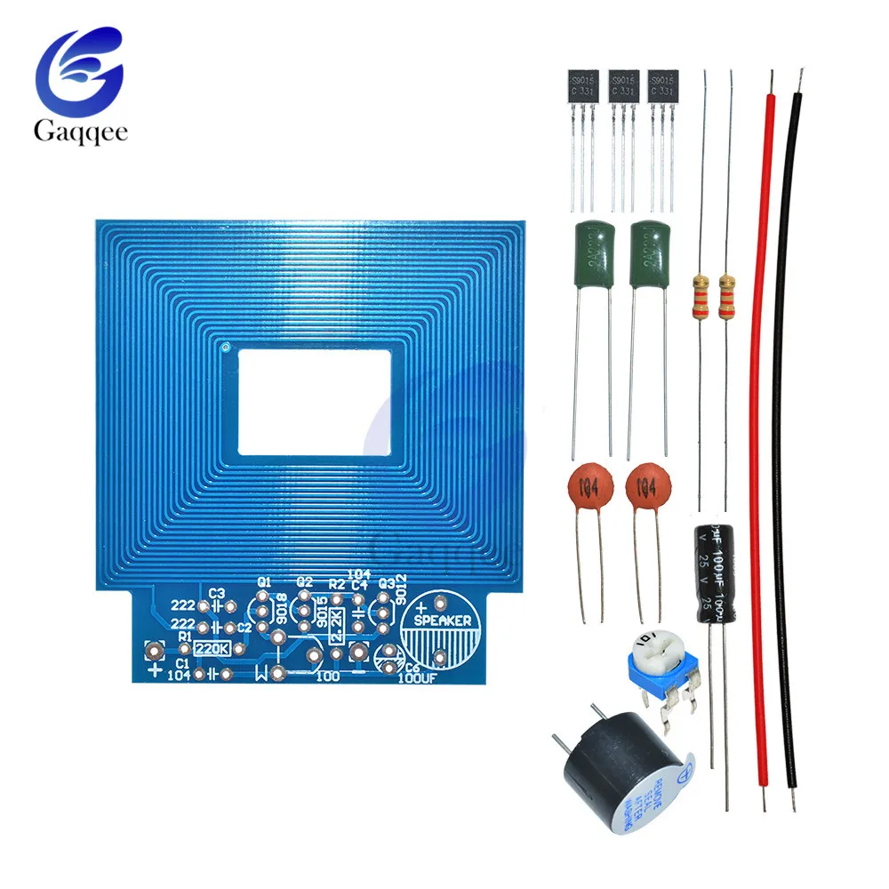DIY Kits Metal Detector Scanner Unassembled Kit Electroniqu Project DC 3V-5V Suite Trousse Board Module Electronic Part