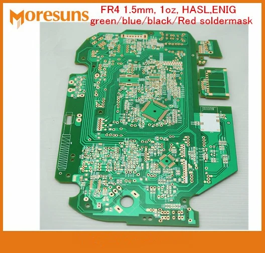 1.5mm pcb 1OZ,HASL,ENIG all color Solder White silkscreen Single-sided/Double-sided/ More layers 1.6mm 1.0MM Free AIO test PCB