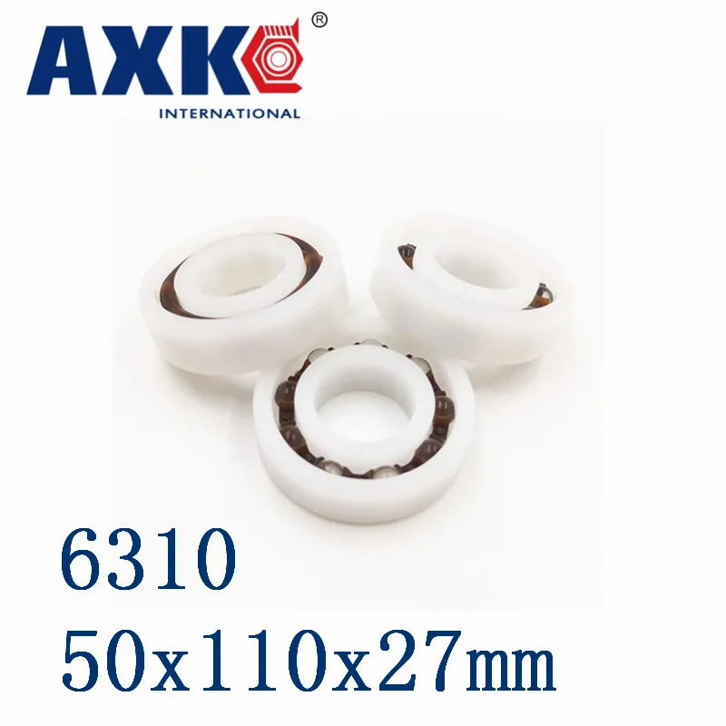 2023 Rushed Real Rodamientos Thrust Bearing Axk 6310 Pom (10pcs) Plastic Ball Bearings 50x110x27mm Glass Balls 50mm/110mm/27mm