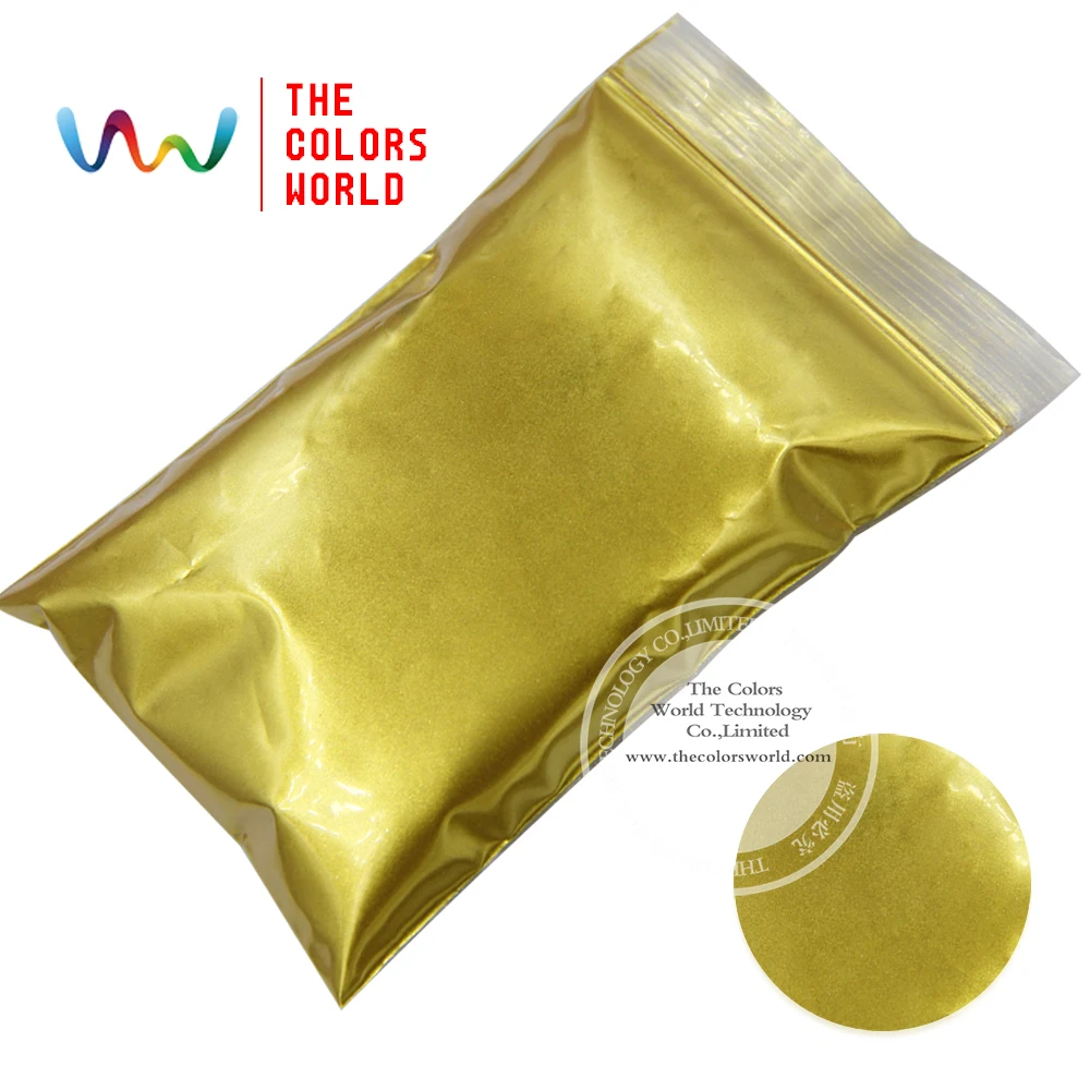 TCWB176 Goud Kleur Magic Spiegel Effect Pigment Poeder of nail Art nail gel nagellak of andere DIY decoratie