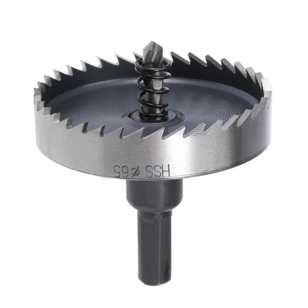 

Uxcell Hot Sale 65/53/55/75/80/50/45mm Cutting Dia.Metal Alloy HSS Stainless High Speed Steel Drill Bit Hole Saw Cutter,Home DIY