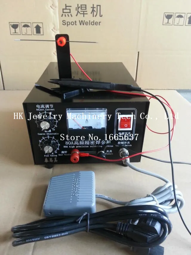 

80A High Precision Soldering Machine Jewelry Making Tools Metal Spot Welder for Sale