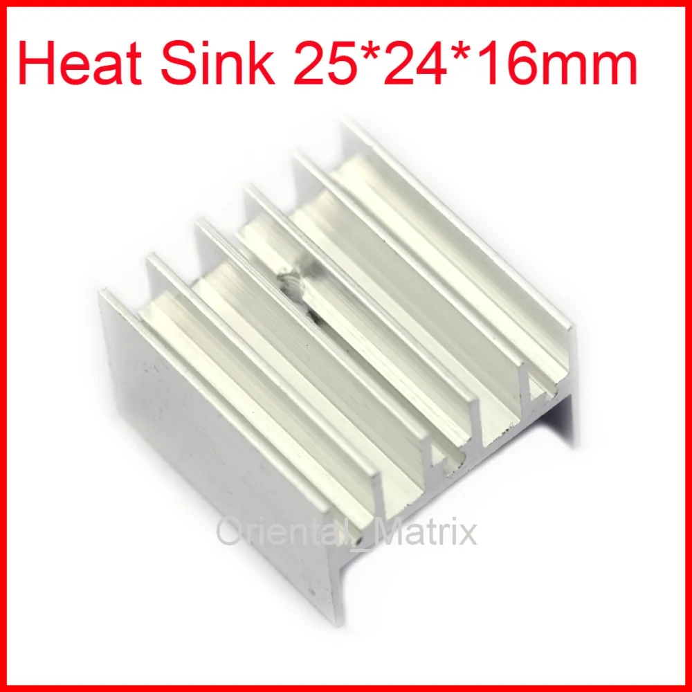 Free Shipping 20pcs TDA7294 / L298 HeatSink Heat Sink Radiator 25*24*16mm Small Radiator  - Silver