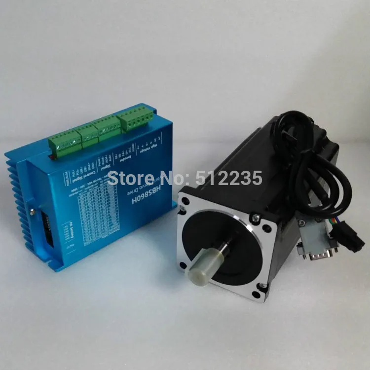 CNC Stepper Motor Set HBS860H + 86HBS120 NEMA34 12Nm 6A Ad Anello Chiuso Stepper Drive + Motore Kit per Incidere di CNC macchina di taglio