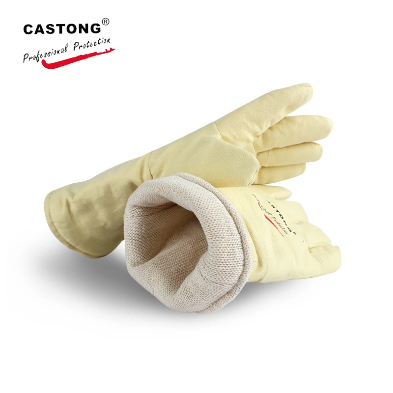 CASTONG 400 degree High temperature gloves Aramid Anti-scald gloves flexible soft High temperature resistant gloves