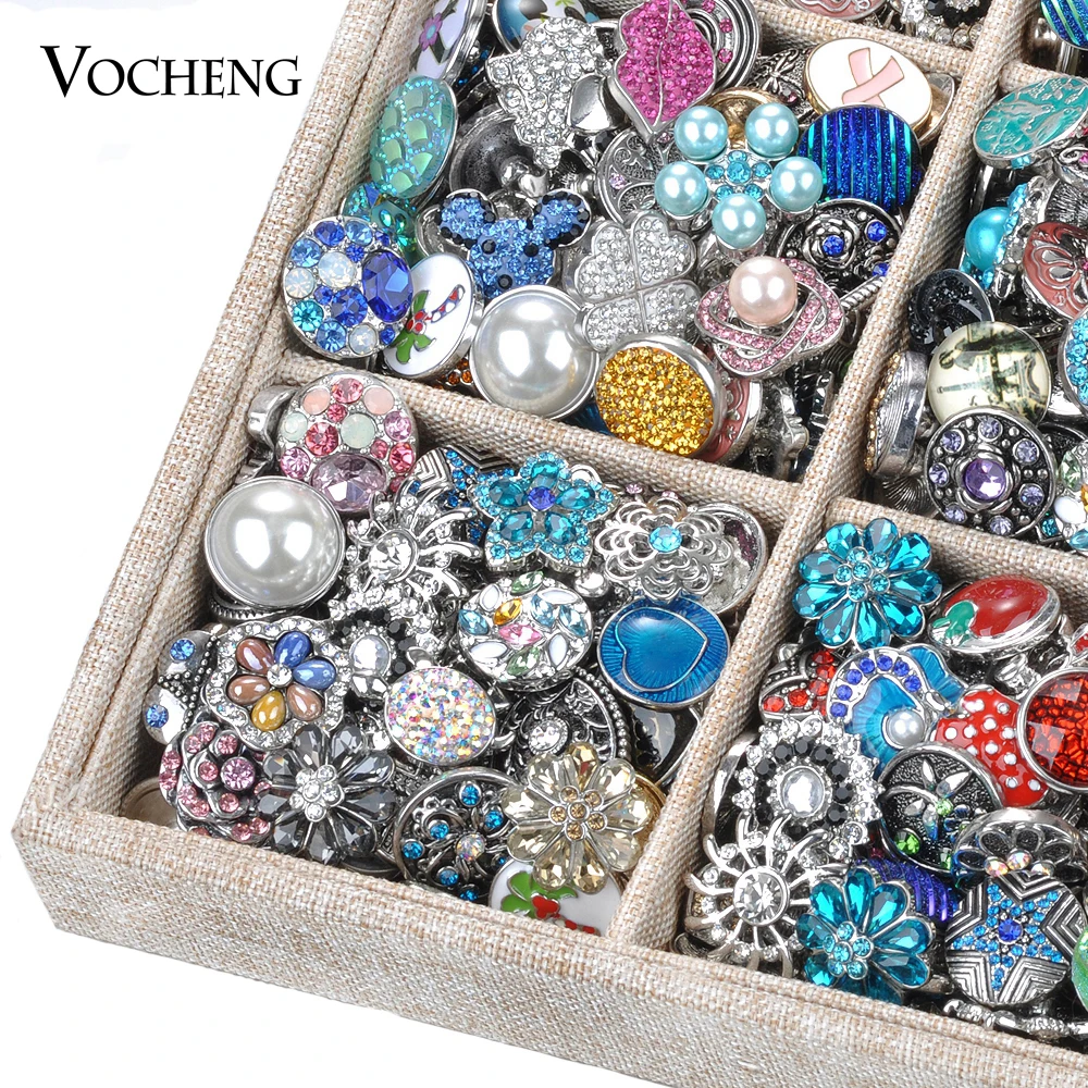 Wholesale 10pcs/lot 18mm Snap Jewelry Mix Many Styles 18mm Metal Snap Buttons Rhinestone Ginger Snaps Jewelry