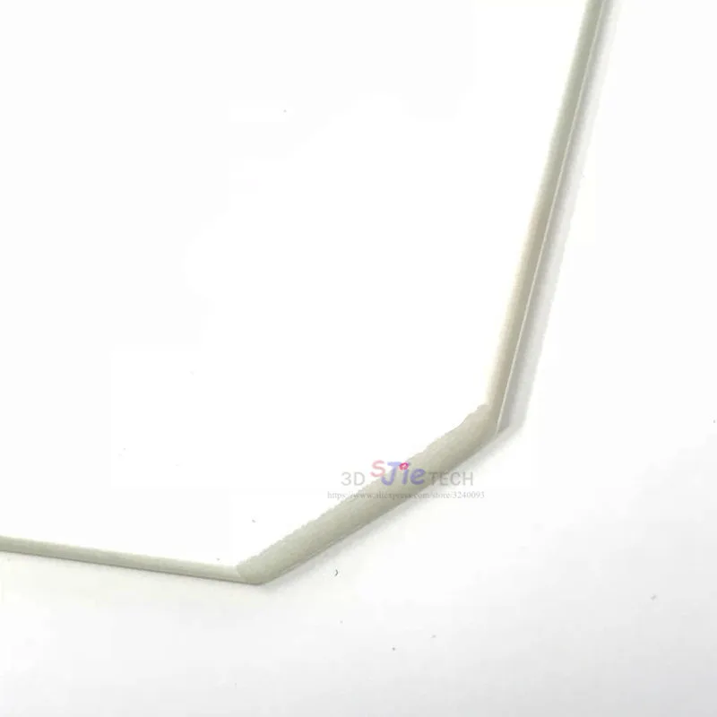 220x220x4mm Borosilicate Glass plate Corner Cut with Bed Clips for Wanhao Duplicator i3 Anet A8 i3 MK2 MK3 3D Printers