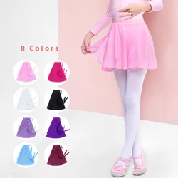 Ballet skirt Girls Dance Tutu Skirt Kids Tie Up Skirt Elastic skirt Girls Ballet Dress Dance Wear Summer Chiffon Skirts