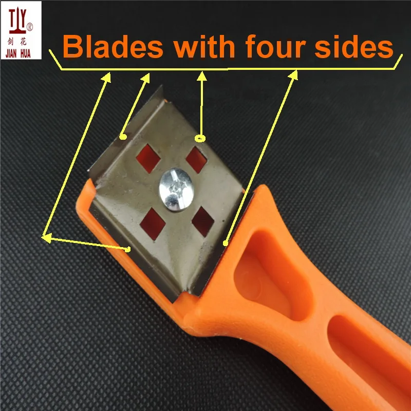 1pc PE Scraper, Plastic Pipe Scraper, Blade With Four Sides