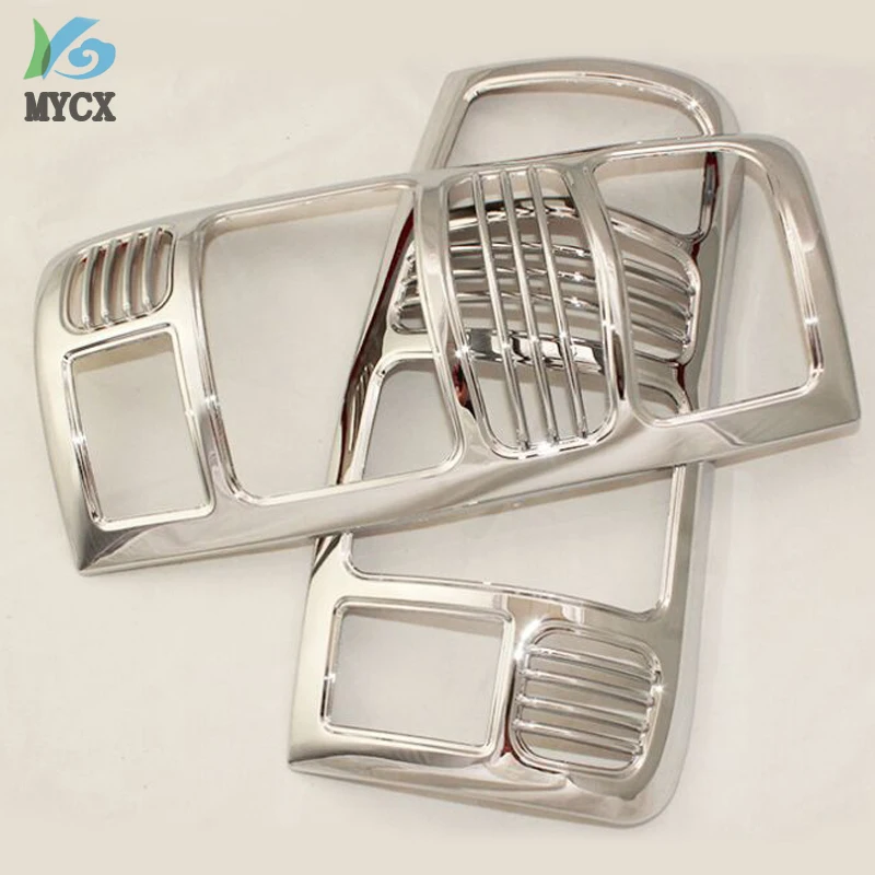 

Chrome tail light cover for toyota land cruiser autana prado fj80 1990-1997 ABS car styling auto accessories For Prado 80