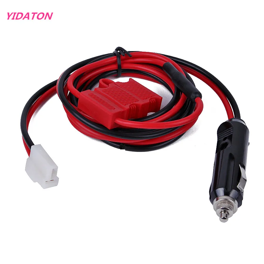 YIDATON 1PC 12V DC Power Cord Cable Cigarette lighter for YAESU for Kenwood TM-241/261/281 for ICOM FT-8800R/8900R Mobile Radio