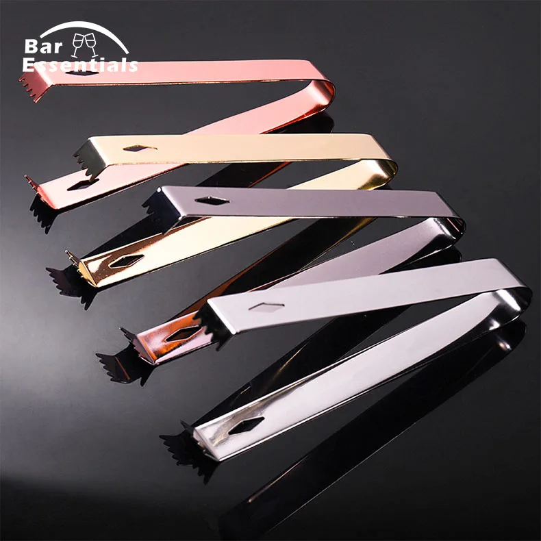 

Stainless Steel Kitchen Seafood & bar Tweezer Food Tongs Tool Garnish Tongs Kitchen Bar Tool Copper/Gold Plated