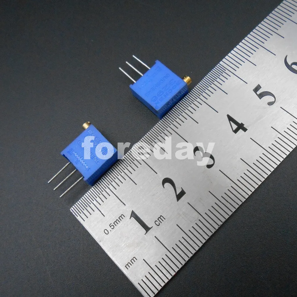 

1000PCS BOCHEN 3296X 3296 Trim Pot Potentiometer Lateral adjustment Cermet trimmer 50R TO 1M 100R 200R 10K 100K 500K *FD676-689