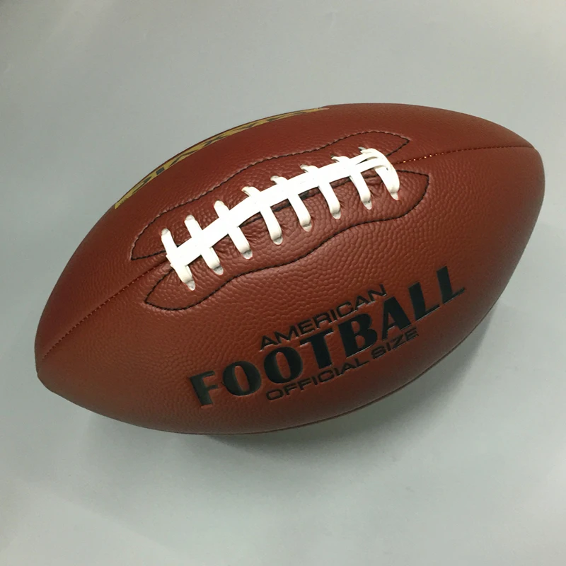 High Quality Size 9 American Leather Football Soccer Youth Adult Professional Training Ball