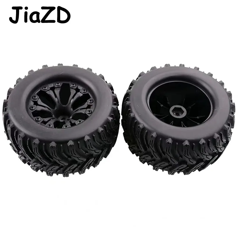 2PCS HongNor HNR H9801 Wheel Tire H98086 Off-road Tires D126mm Wheels with Plastic Wheel Hub for RC Cars Spare Parts P9