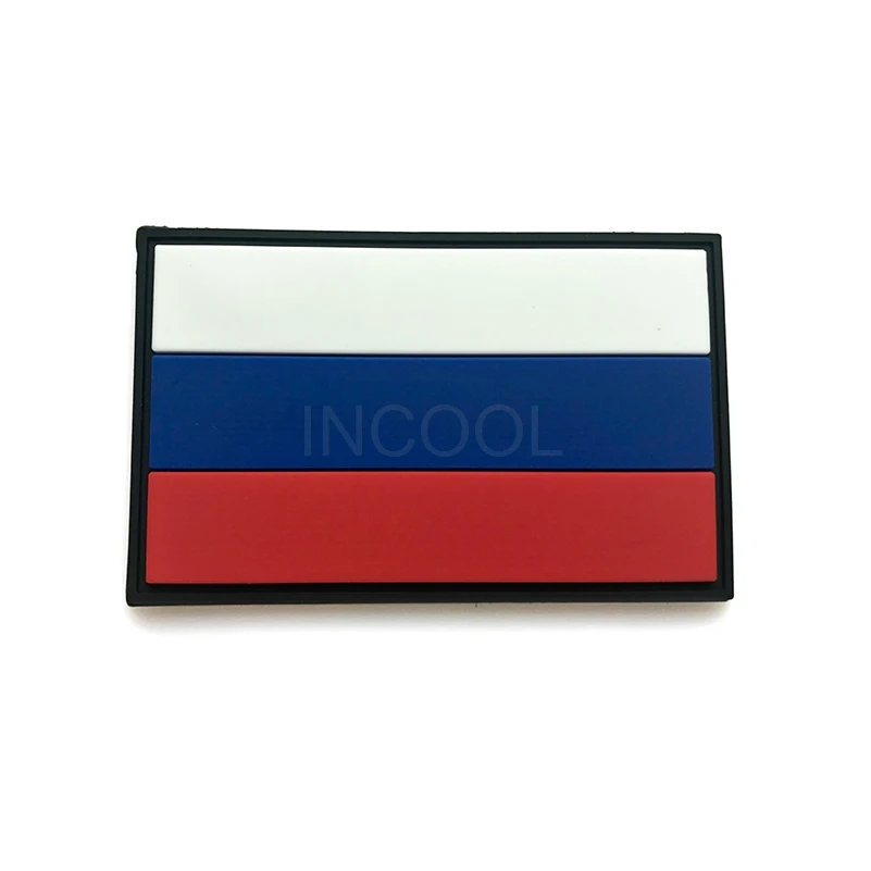 Embroidery/Rubber Patch Russia Russian Flag Patch Embroidered/PVC Patches For Jackets Backpack Cap