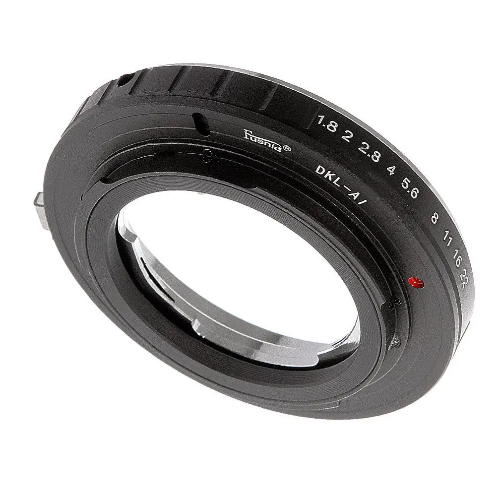 

FOTGA DKL-AI Adapter Ring for Retina Deckel Lens to Nikon AI F Mount D5 D4S D850 D7500 D7200 D7100 D7000 D50 D70s Cameras