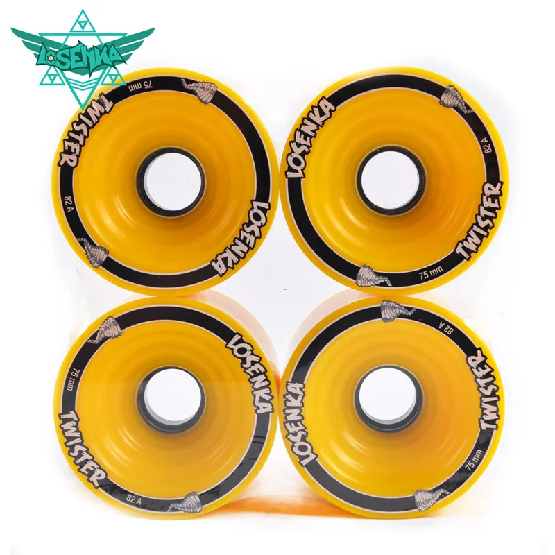 75X56mm 75X58mm 75X65mm 75mm 80A Wytrzymałe kółka PU do longboardu, do jazdy downhill, hamowania, duże kółka do deskorolki, opony do longboardu