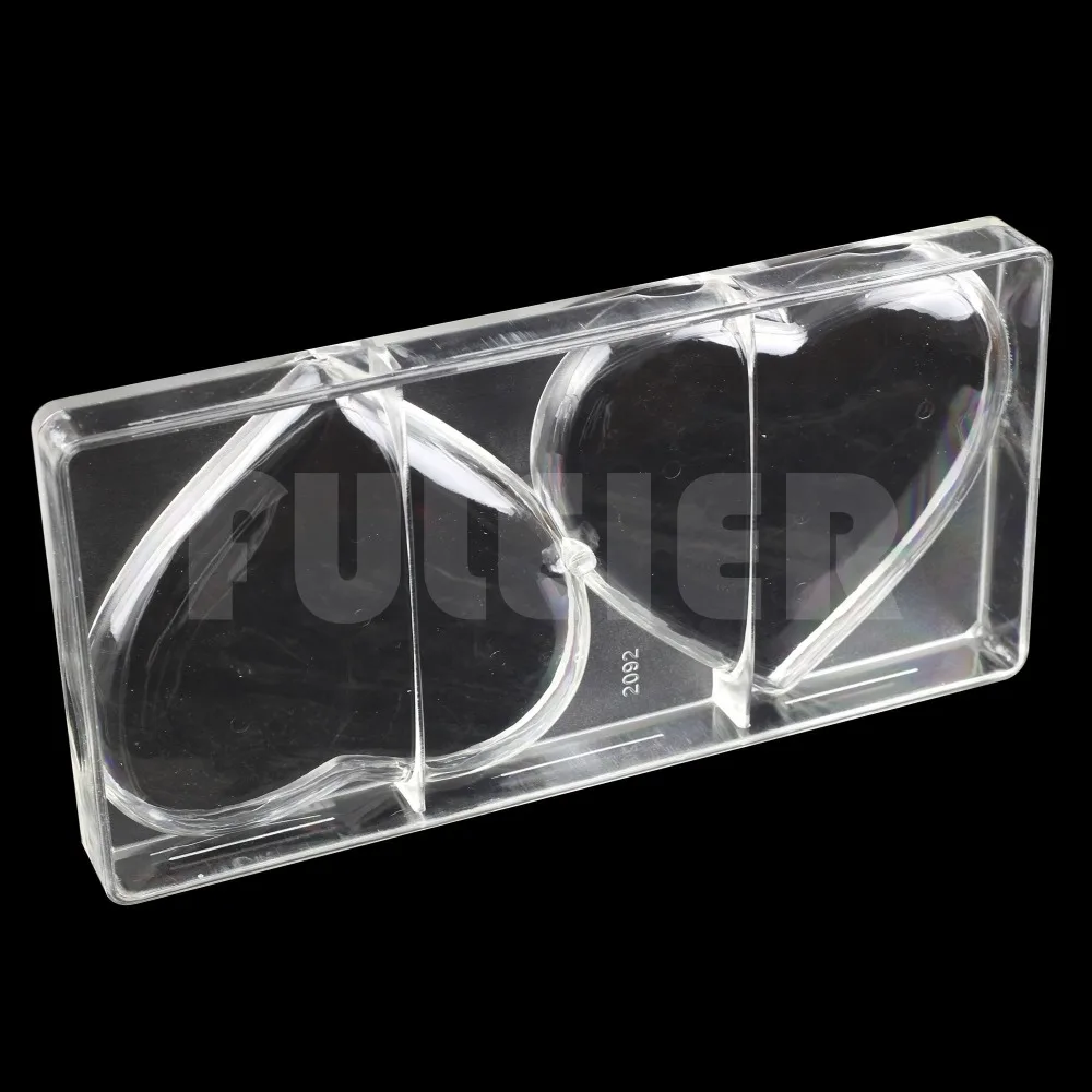 Big Heart Shape Polycarbonate Chocolate Mold Valentine Gift Wedding Cake Decor Chocolate Baking Pastry Candy Mold