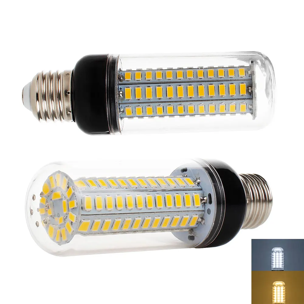 

Светодиодная лампа E27 E14 SMD 5730, светодиодная лампа E26 B22, светодиодсветильник лампа-кукуруза 30 Вт, сменная галогенная лампа без мерцания для гостиной, ампула 85-265 в