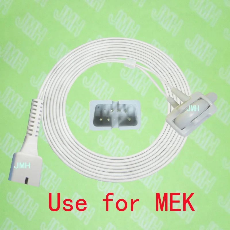 

Compatible with DB9 6pin MEK MP-100/110/400/1000 Pulse Oximeter monitor ,Neonate silicone wrap spo2 sensor.