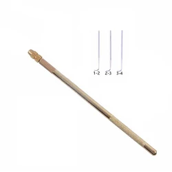 Wig hook needle Knots Threader With Brass Holder For Making Wig And Toupee Hair Products Hand Sewing Crochet Hook Needle Tool