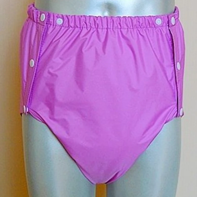 Free Shipping FUUBUU2044-PURPLE-M PUL Adult Diaper/ incontinence pants /Adult baby abd l