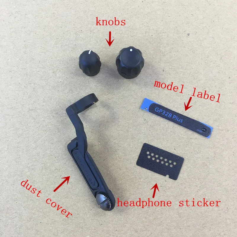 Revestimento da caixa frontal para motorola, rádio walkie talkie gp328plus de duas vias