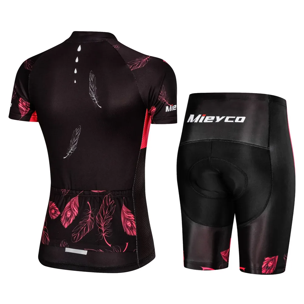 Pro Cycling Set for Women, MTB Bike Clothing, Female Racing Bicycle Clothes, Girl Cycle Wear, Bib Short Pant, Pad