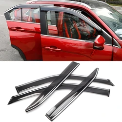 Car Accessories for Mitsubishi Eclipse Cross 2018-2023 Window Visor Rain Sun Shield Guard Deflector Trim 4pcs