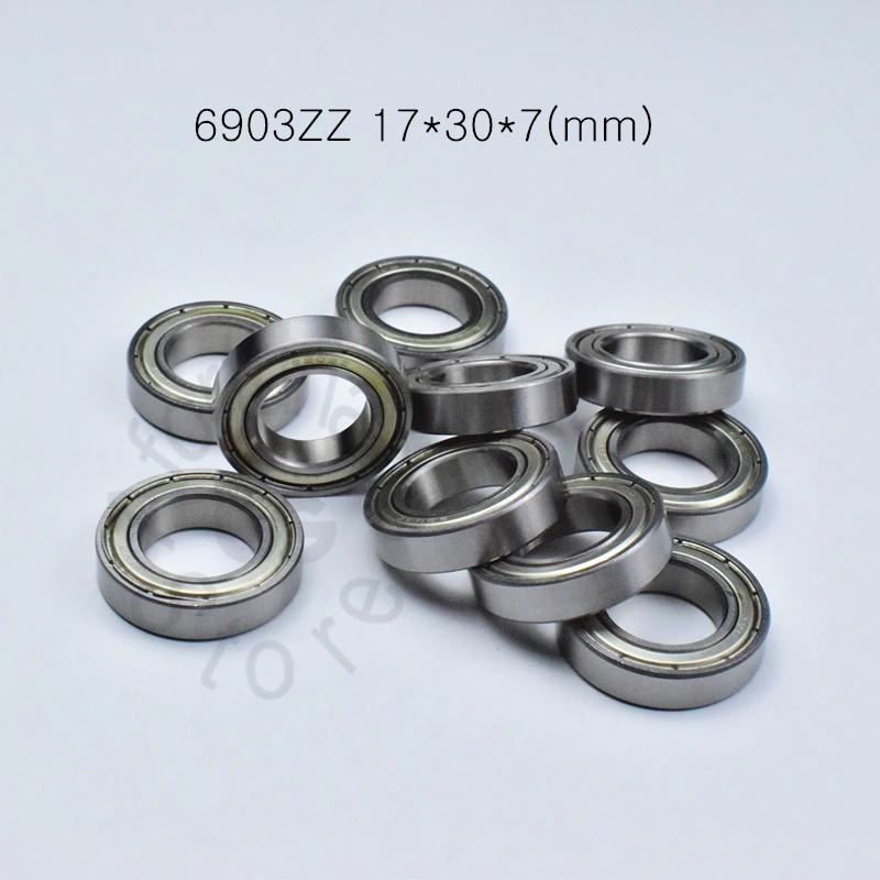 

6903ZZ 17*30*7(mm) 10piece bearings ABEC-5 Metal sealed bearing Thin wall bearing 6903 6903ZZ chrome steel bearing