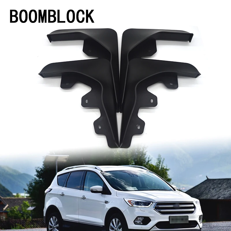 

4pcs Car Front Rear Mud Flaps Mud Flap Mudguards Fender For Ford Kuga 2 Escape 2013 2014 2015 2016 2017 Accessories