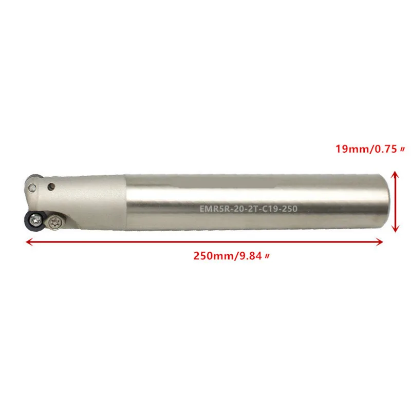 IRON ROOT  EMR6R-2T Milling tool Holder C19  / C20 / 25  CNC End Mill Cutter Arbor Bout For Round RPMT1204 Insert view 4