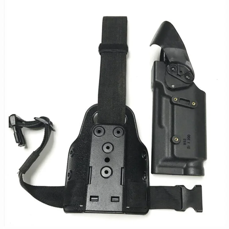 Funda de pierna táctica M92 M9 con linterna, funda de transporte para pistola, accesorios de Airsoft, funda de pistola para caza táctica, tiro