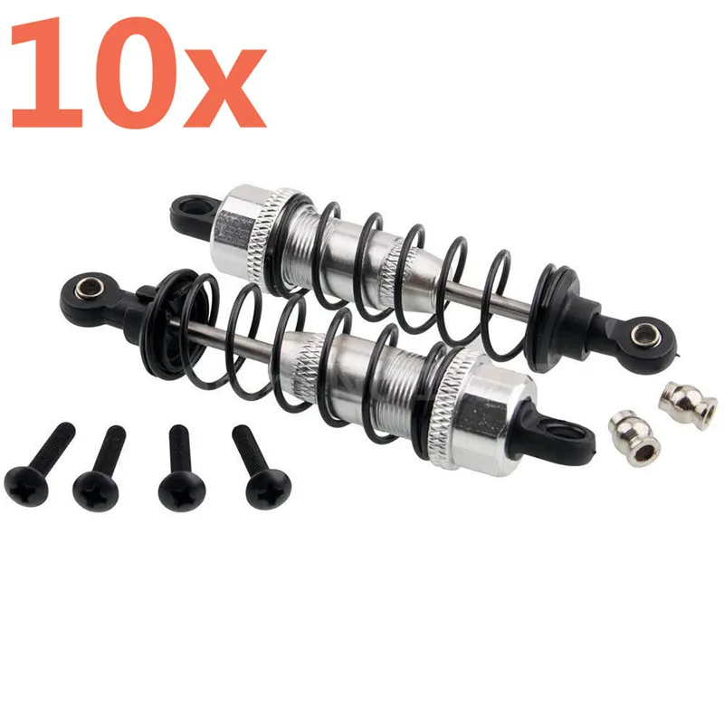 10Pcs RC Aluminium Alloy Oil Shock Absorber 85mm For 1/10 Scale TAMIYA CC01 CC01-04 Upgrade Parts OP RC Car Remote Control Car