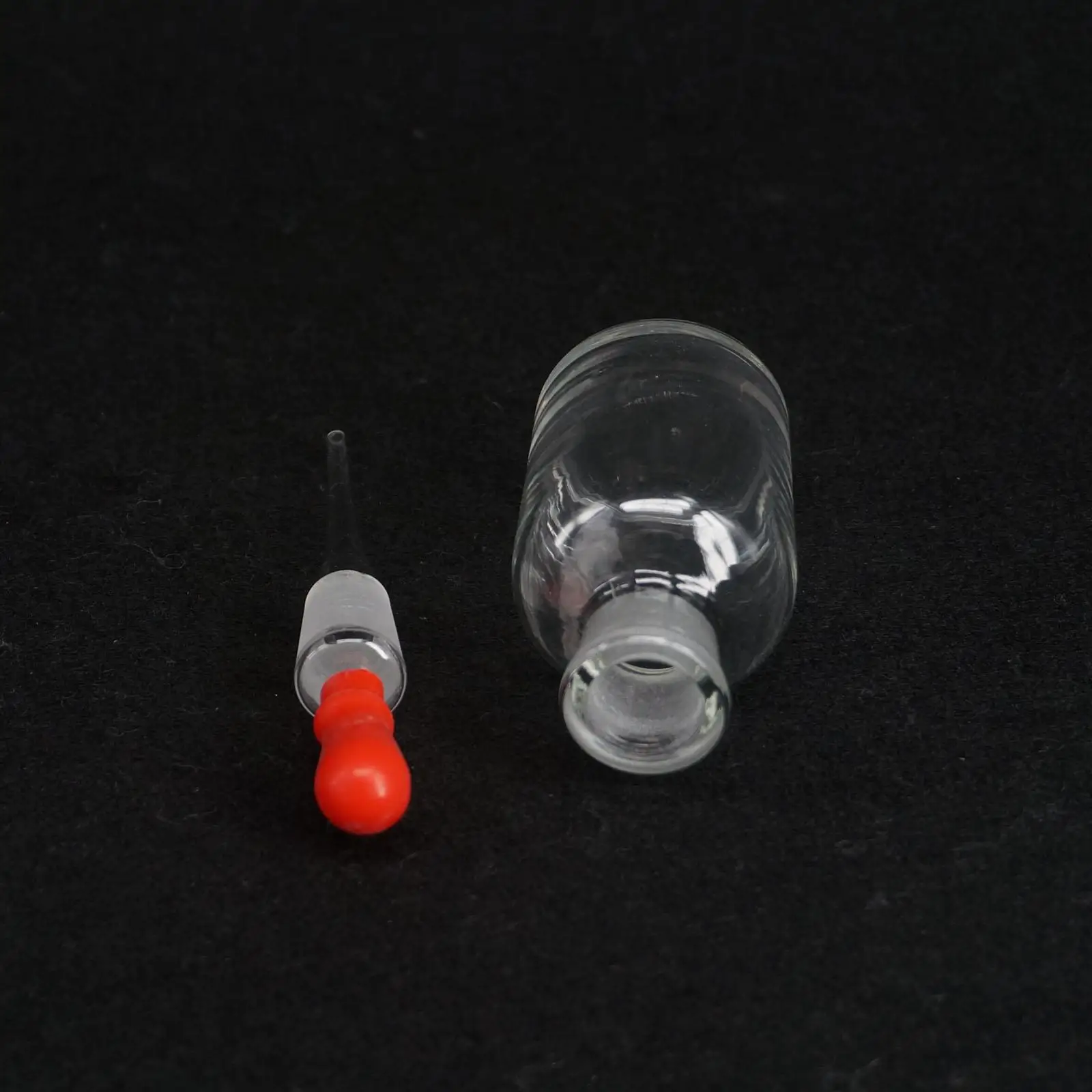 60ML Clear Glass Dropping Bottle Pipette With Ground Stopper and Dropper