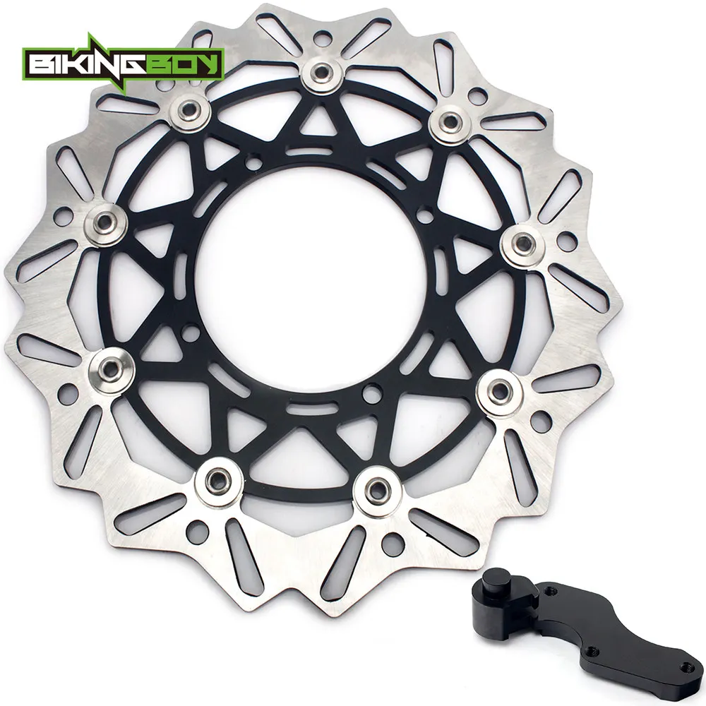 BIKINGBOY Front 320mm Brake Disc Disk Rotor Bracket RMZ 250 07-22 RM-Z 450 05-22 RMX450 10 11 12 RMX 450 Z 10-19 13 14 15 16 17