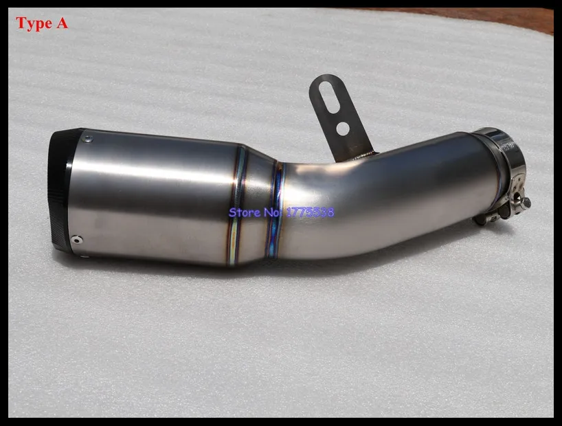 Blue Burnt S1000RR 2015 2016 Motorbike Muffler Exhaust Pipe Escape Titanium Alloy Motorcycle Exhaust Muffler for S1000RR 15-16