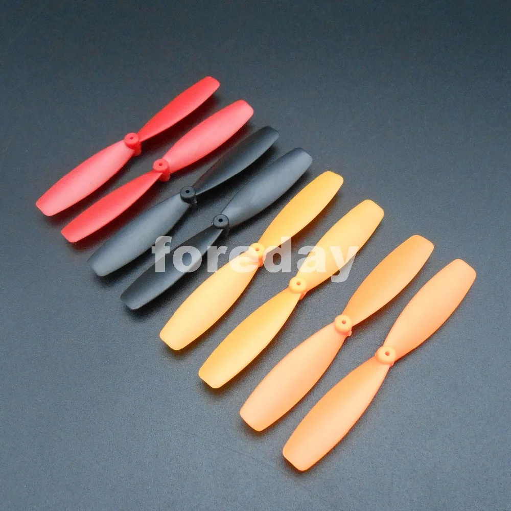 100PCS SET 60MM Four-axis Plastic Propeller Forward Reverse Clockwise Anticlockwise 2 blades 1MM 100 X 2PCS/SET(+-) * FD511-514