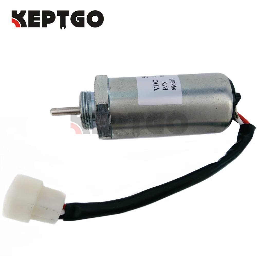 12V For JCB ENGINE MINI DIGGER 8055, 8065, 8085 STOP SOLENOID 02/802995