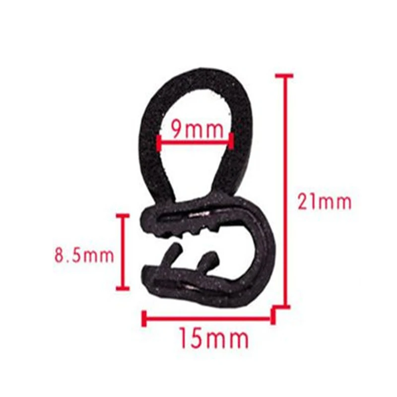 6M B Type Car Door Pillar Noise Insulation Anti-Dust Soundproof Sealing Black Trim Edge Protector Rubber Seal Sealing Strips