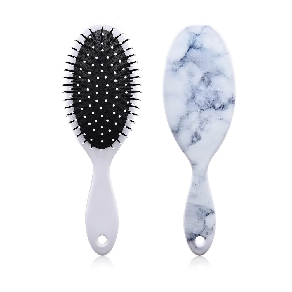 1pcs Women Professional Hair Care Tools Long Hair Massage Comb Marbling Oval Comb for Women Wet Curly Detangle Hair