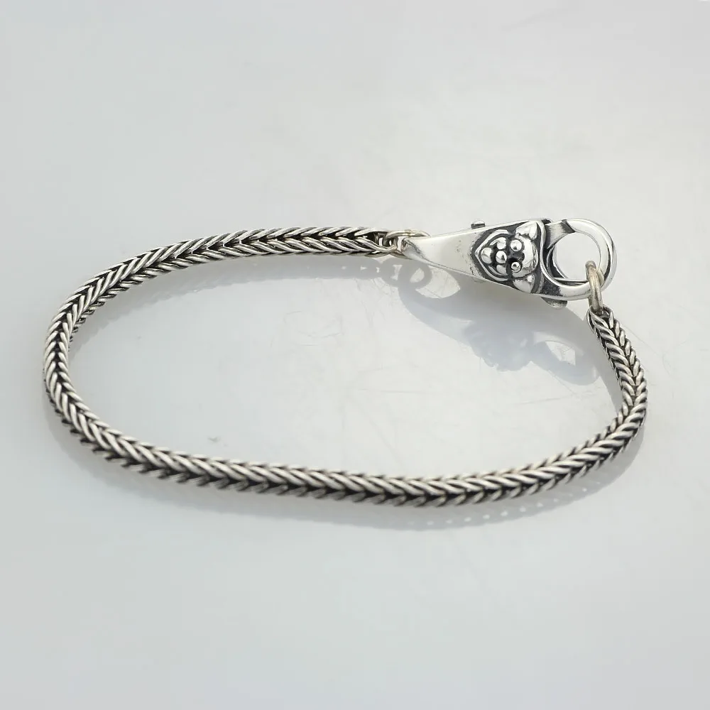 Beads Hunter 925 Sterling Silver Charms Locks Lobster Clasp Fit European Troll Bracelet Jewelry