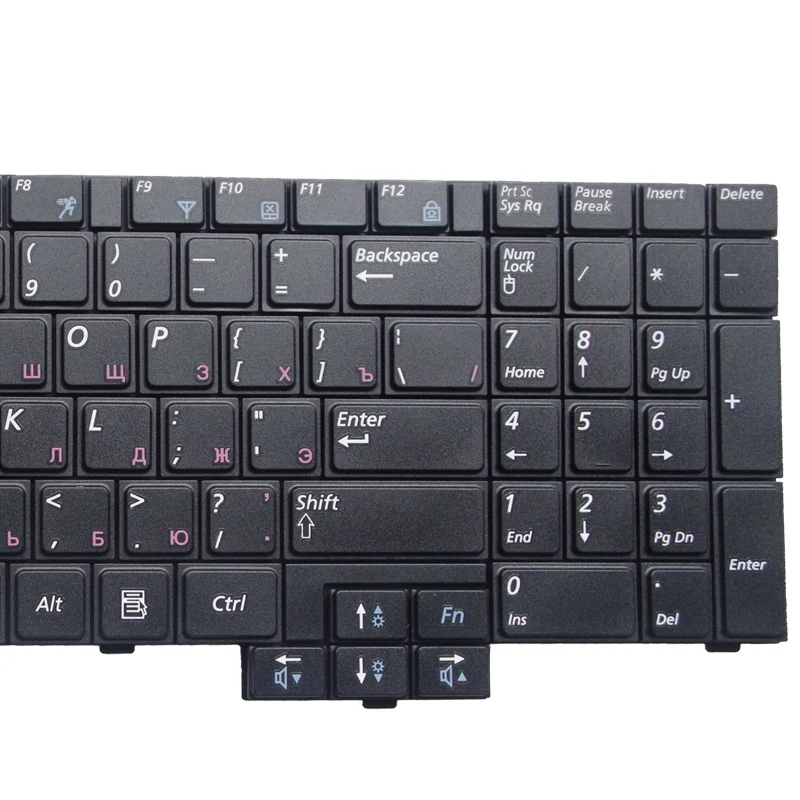 Clavier d'ordinateur portable russe pour Samsung R528, R530, R540, R620, R517, R523, RV508, Rfruit, noir, nouveau